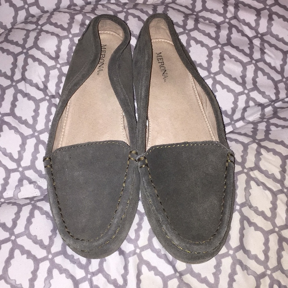 Army green Marona moccasins